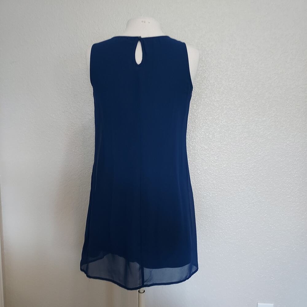As U Wish Royal Blue Shift Dress Size Small - Picture 8 of 13